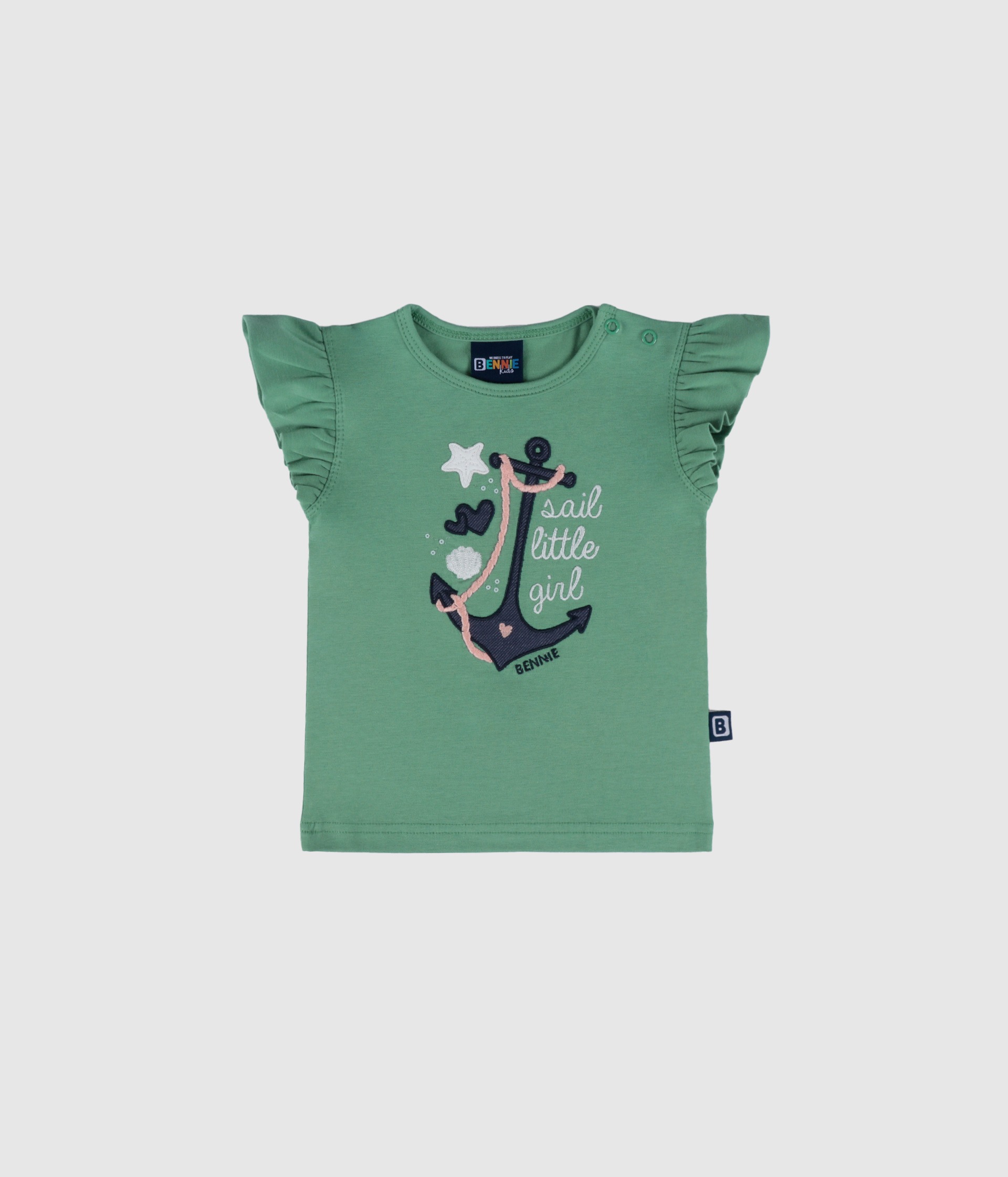T-shirt "Âncora" - verde