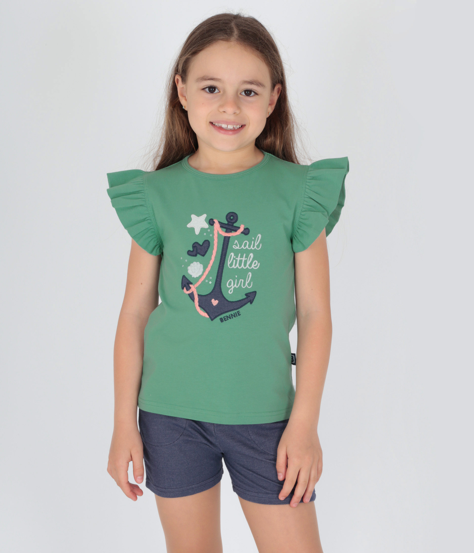 T-shirt "Âncora" - verde