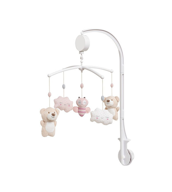 Brinquedo musical para cama do bebé