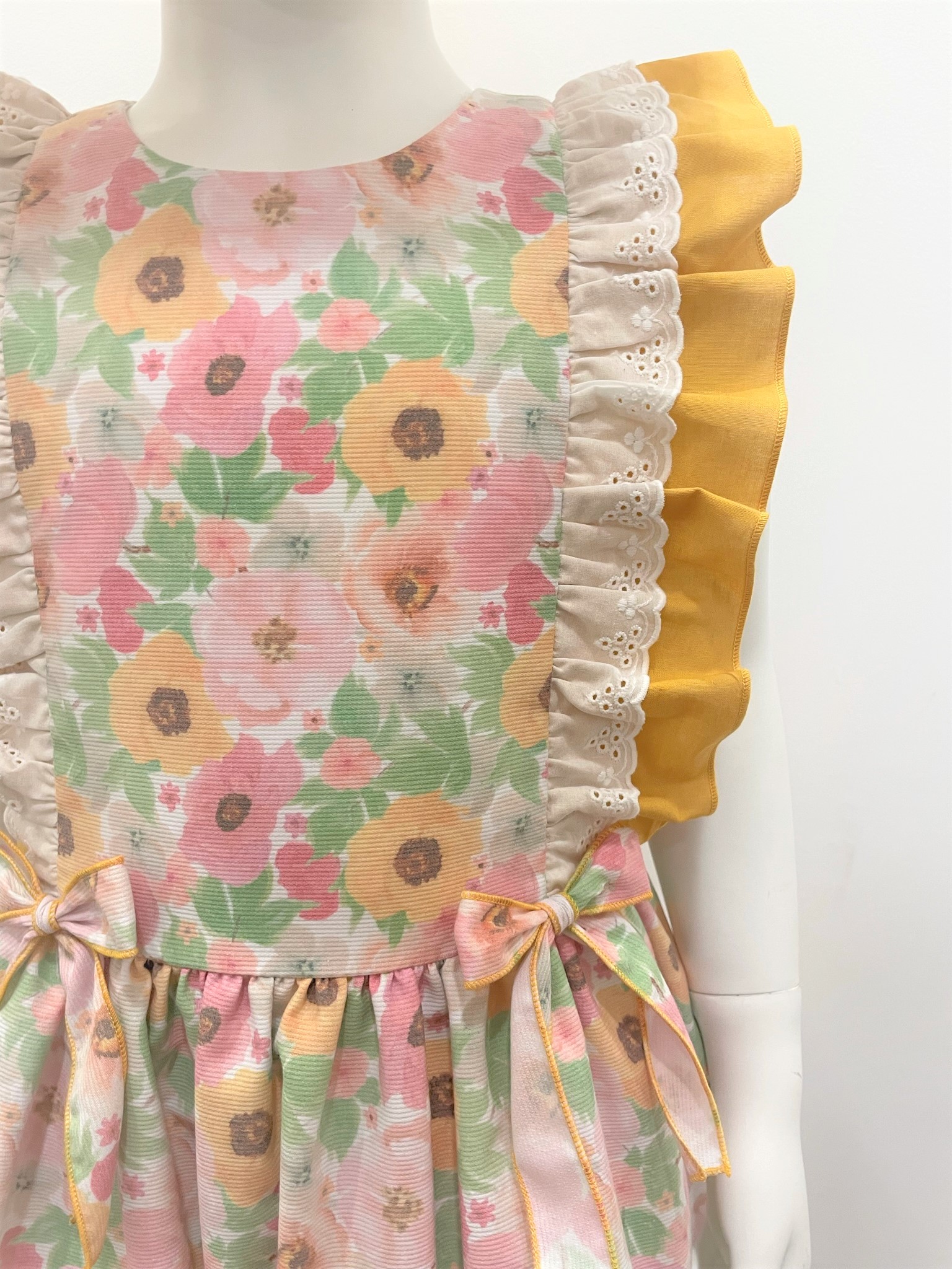 Vestido florido Rosa