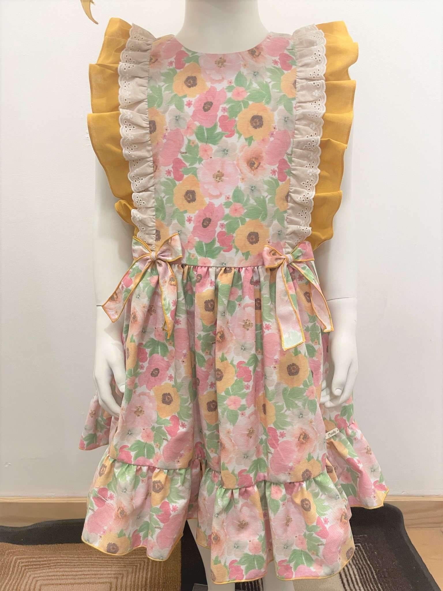 Vestido florido Rosa