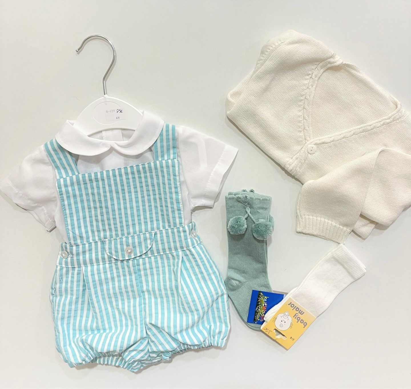 Conjunto ás ricas verde