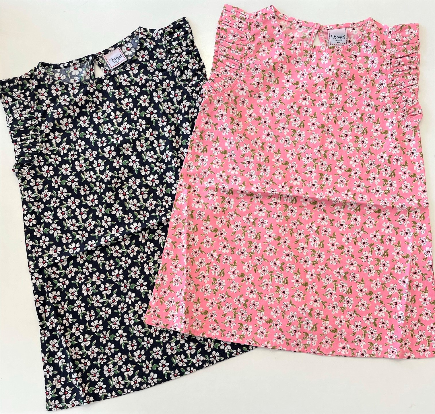 Vestido florido - rosa