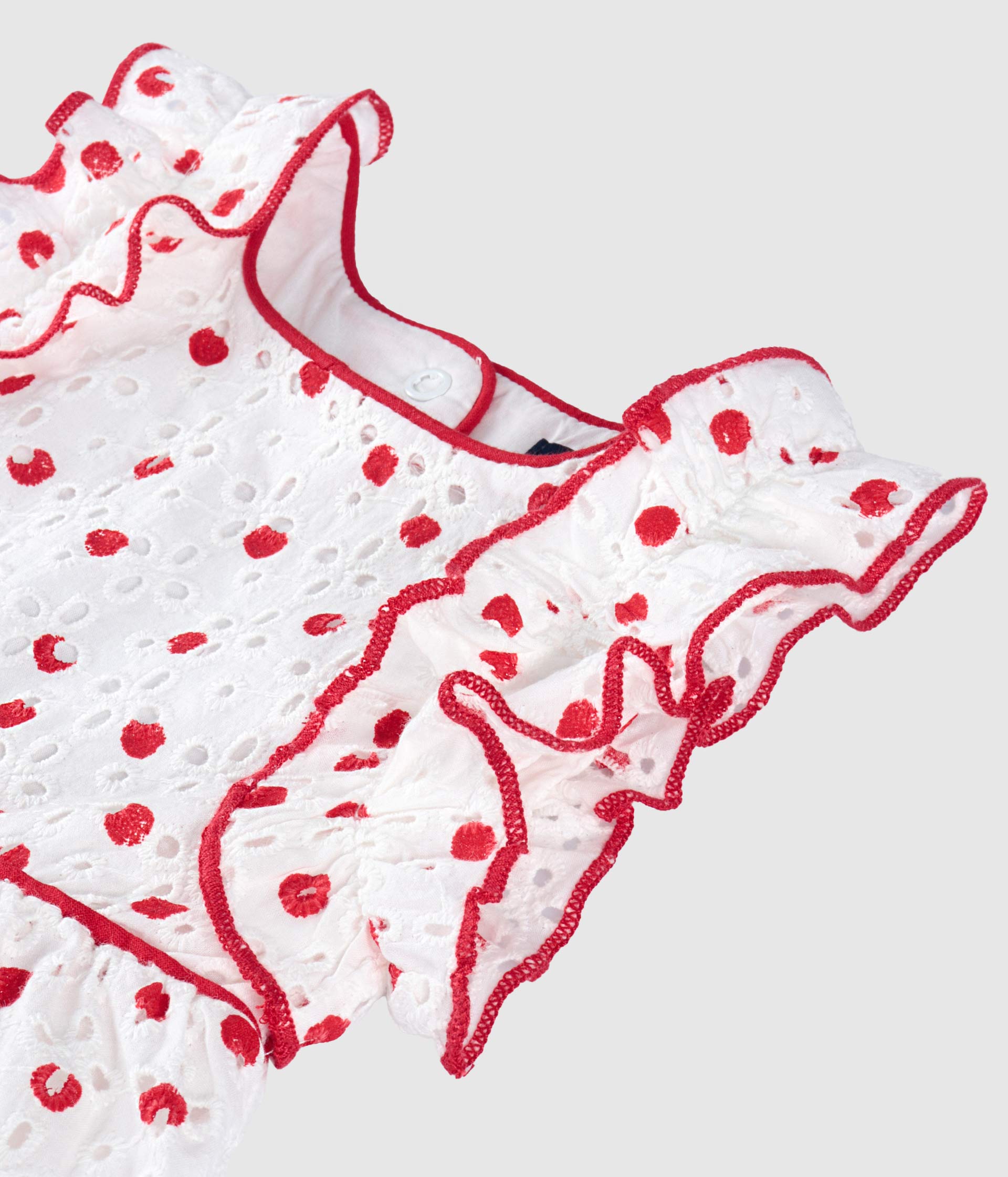 Vestido bordado inglês