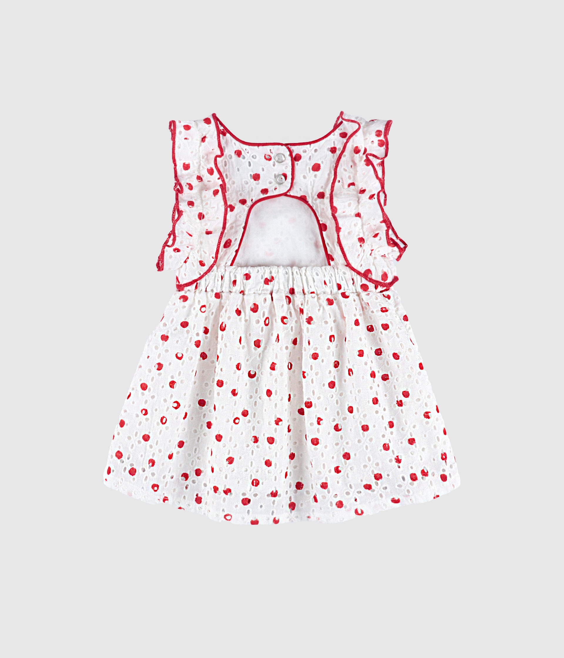 Vestido bordado inglês