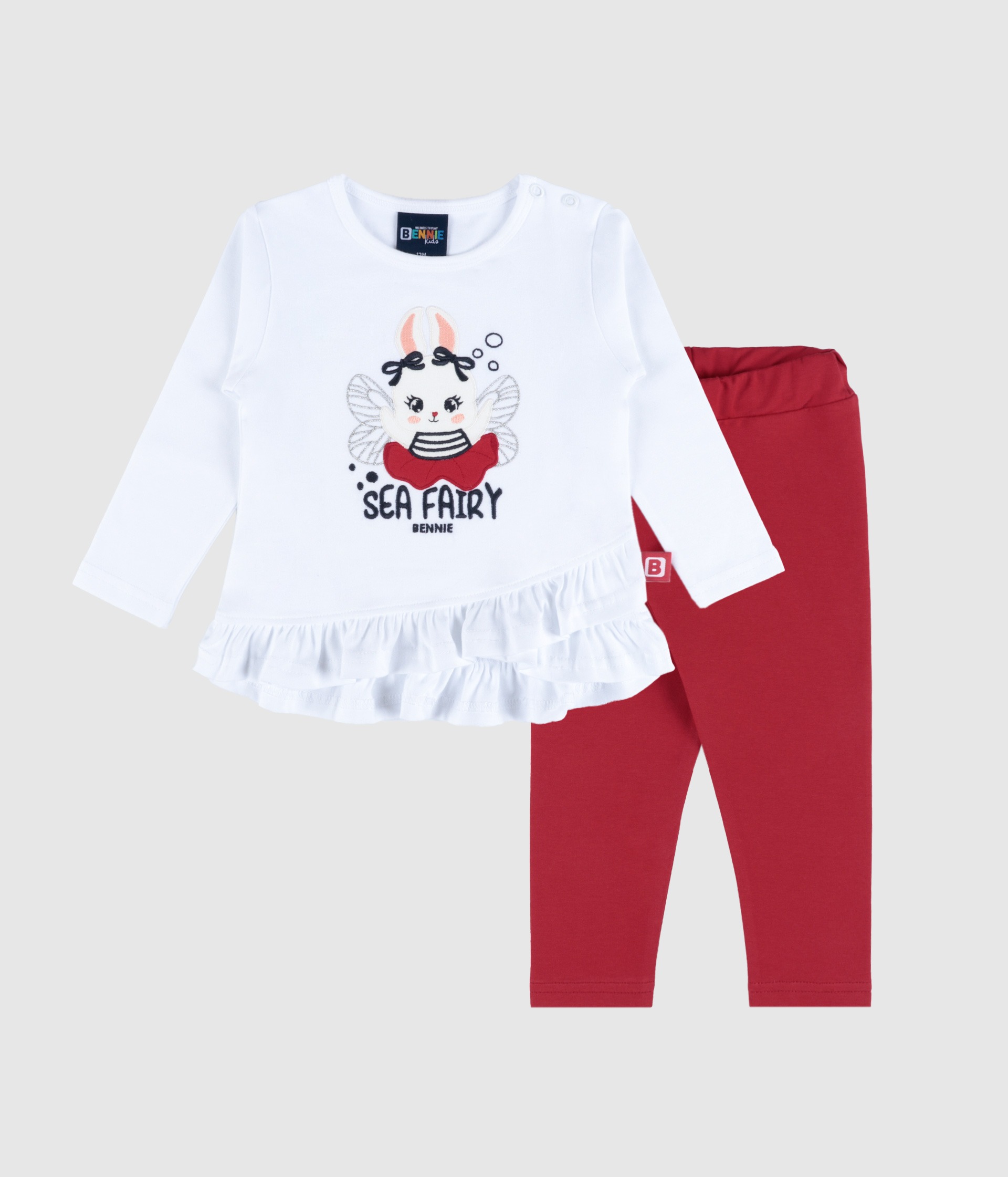 Conjunto "coelha" - Branco