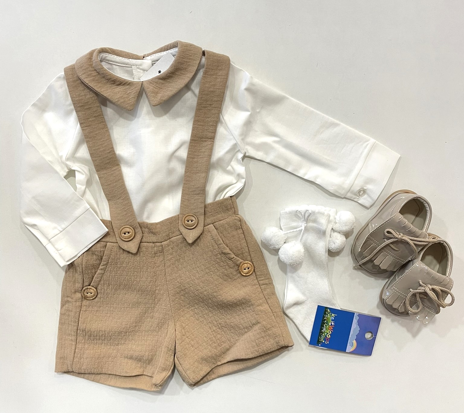 Conjunto menino - Camel