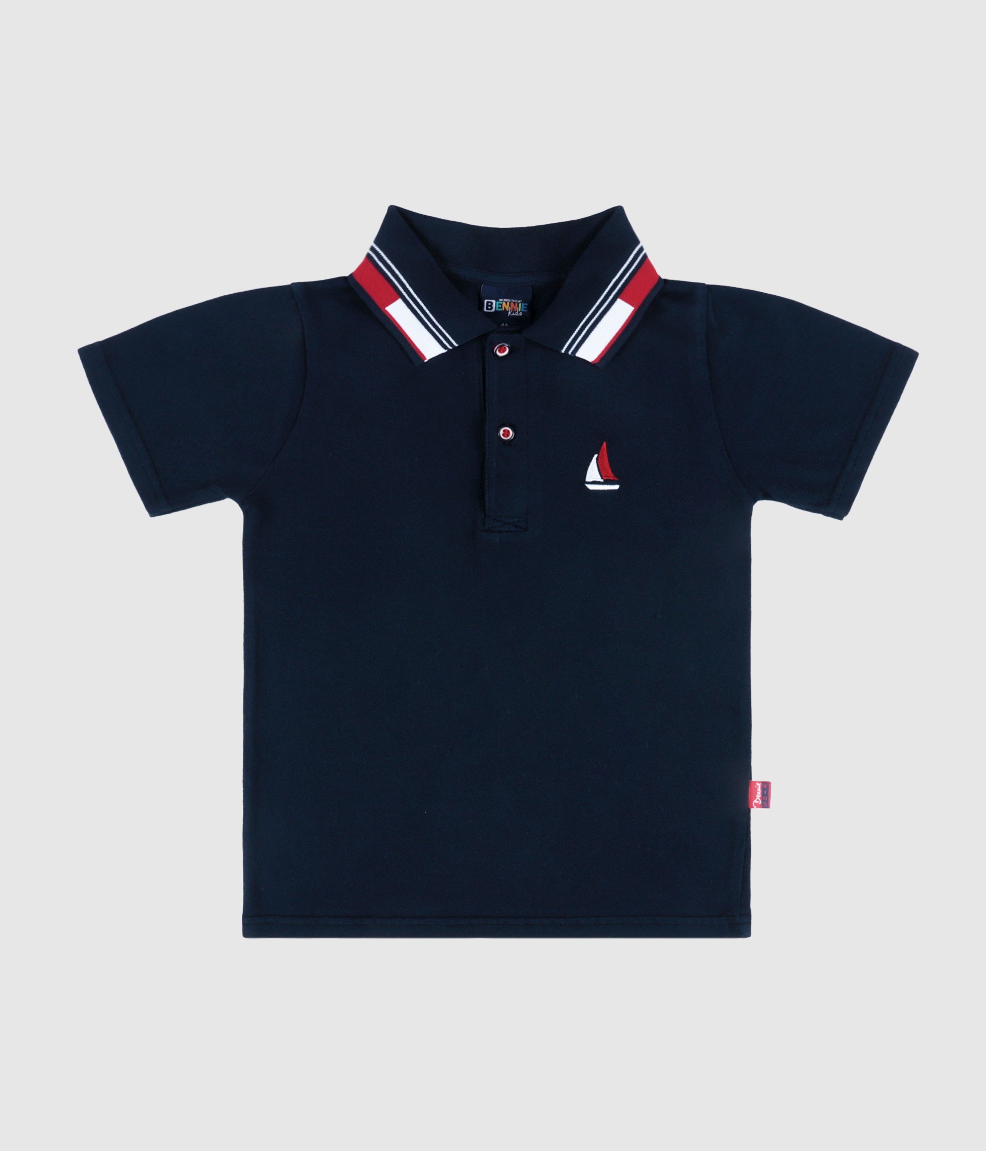 Polo piquê - Azul-marinho