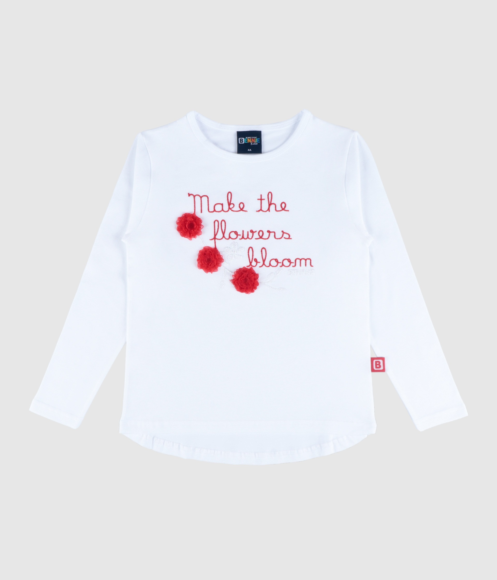 Camisola "Flowers" - Branca