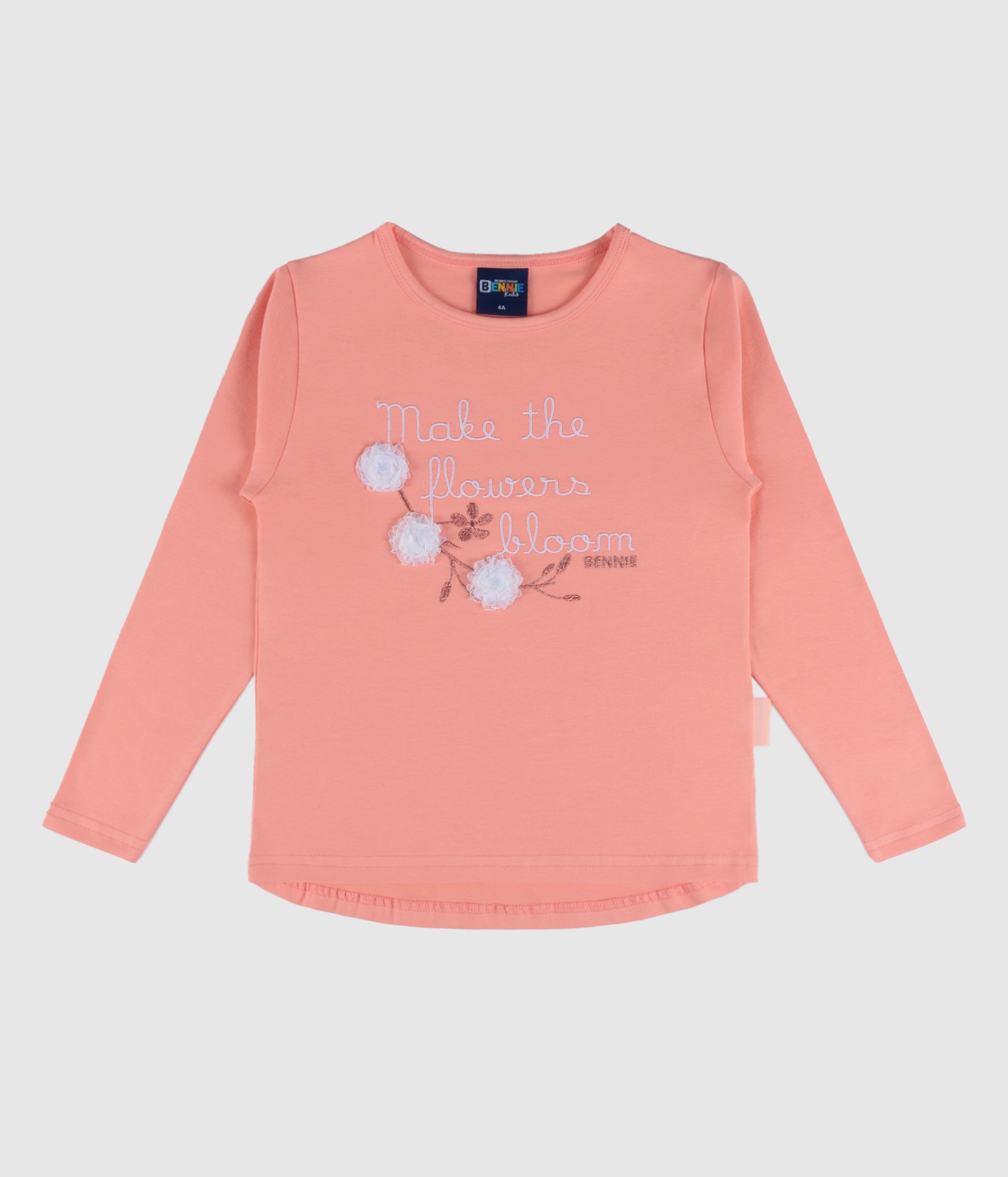 Camisola "Flowers" - Salmão