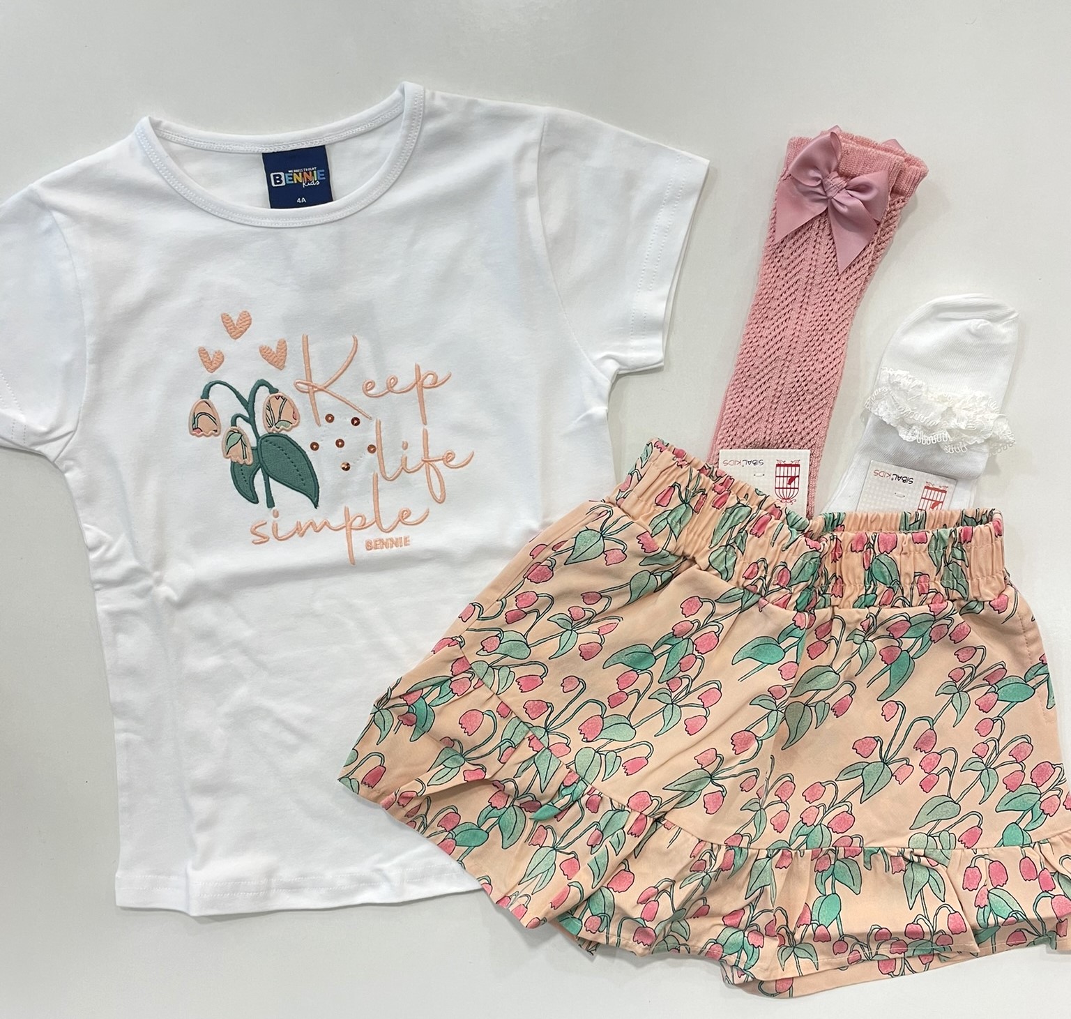 Conjunto "keep life simple"