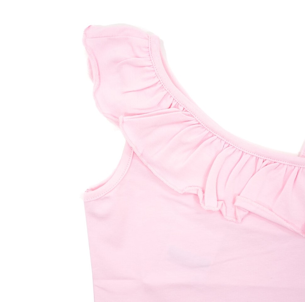 Top com folho - rosa