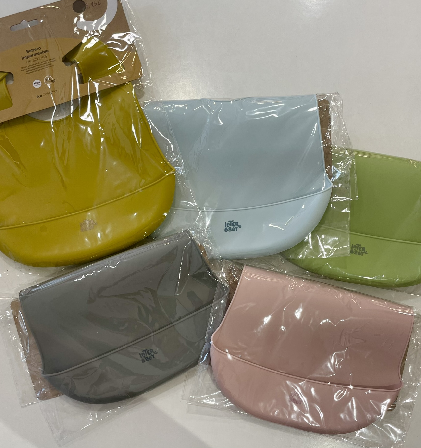 Babete de silicone lisa