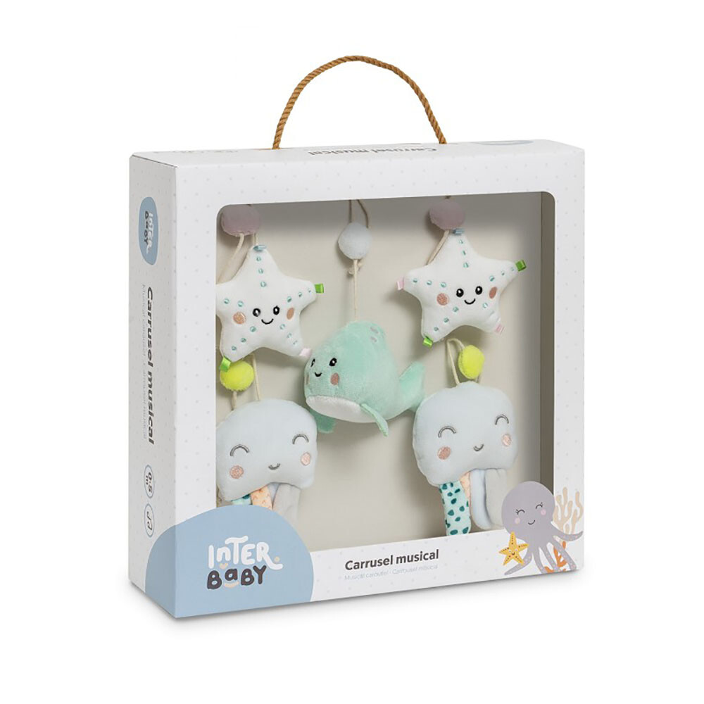 Brinquedo musical para cama do bebé - Tema Mar