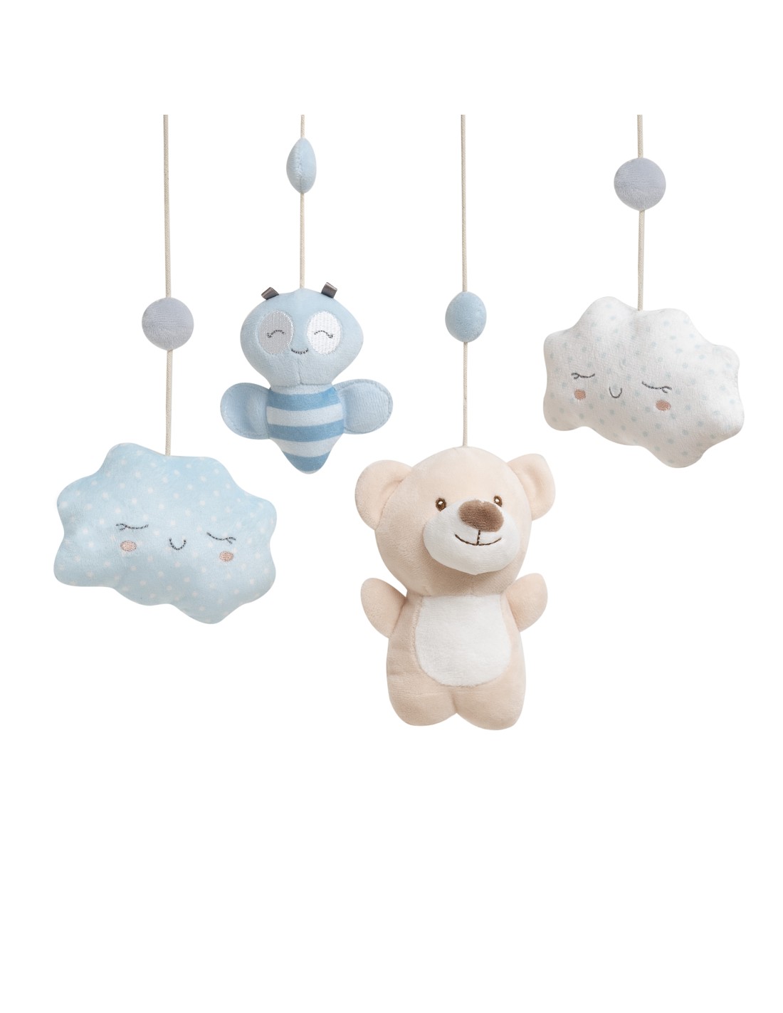 Brinquedo musical para cama do bebé