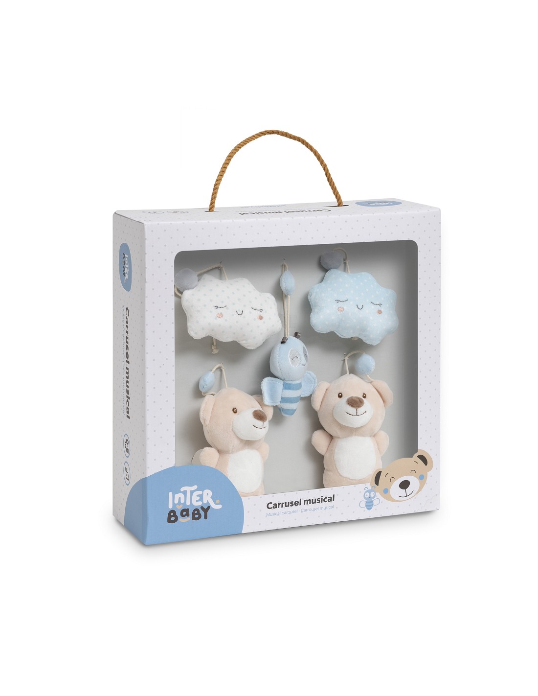 Brinquedo musical para cama do bebé