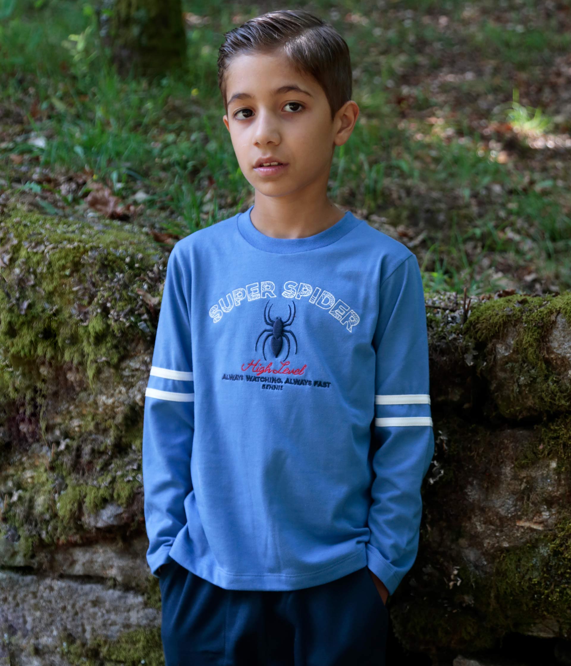 Camisola Super Spider - Azul