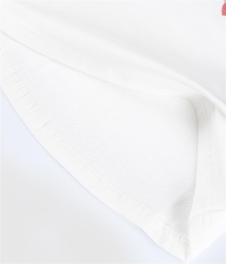 Camisola "Corações" - perola