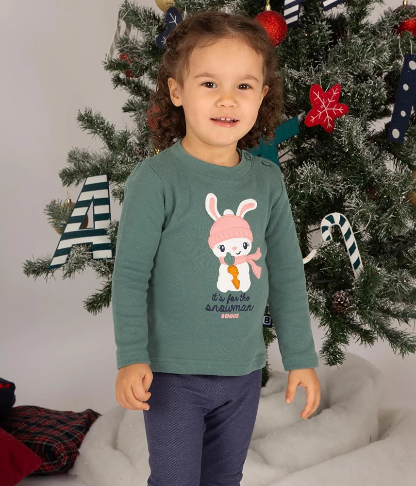 Camisola coelho - verde