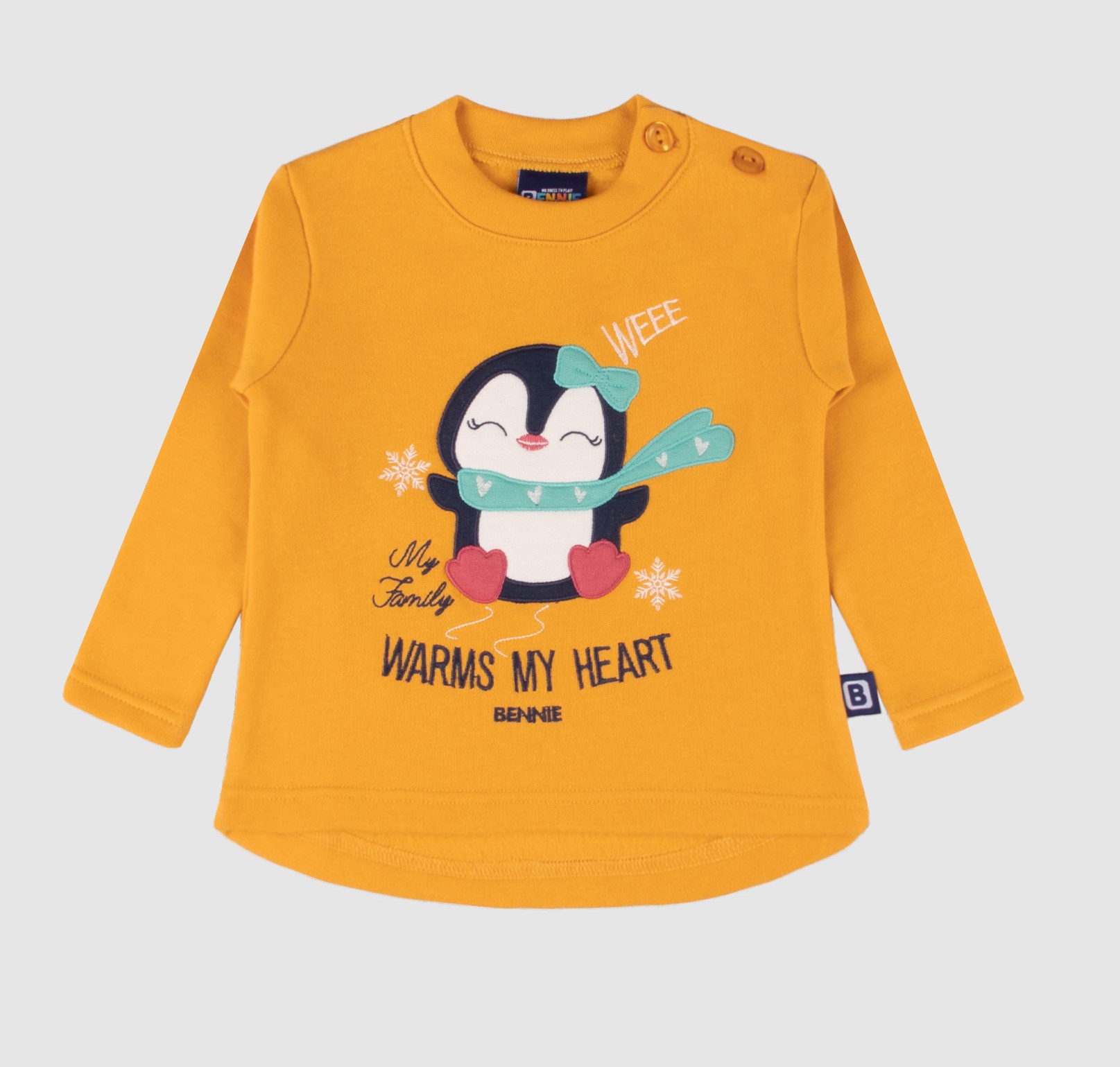 Camisola Pinguim - Amarelo