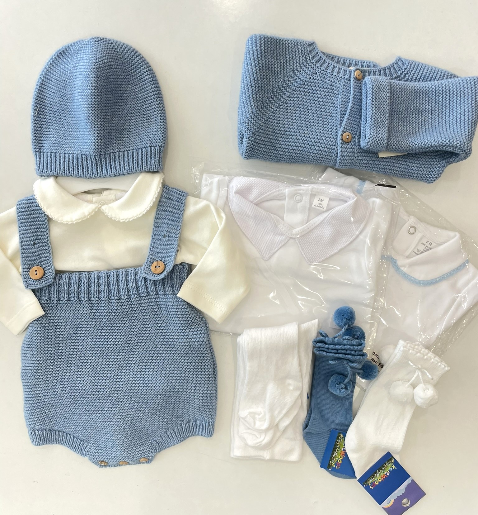 Conjunto 3 peças em lã
