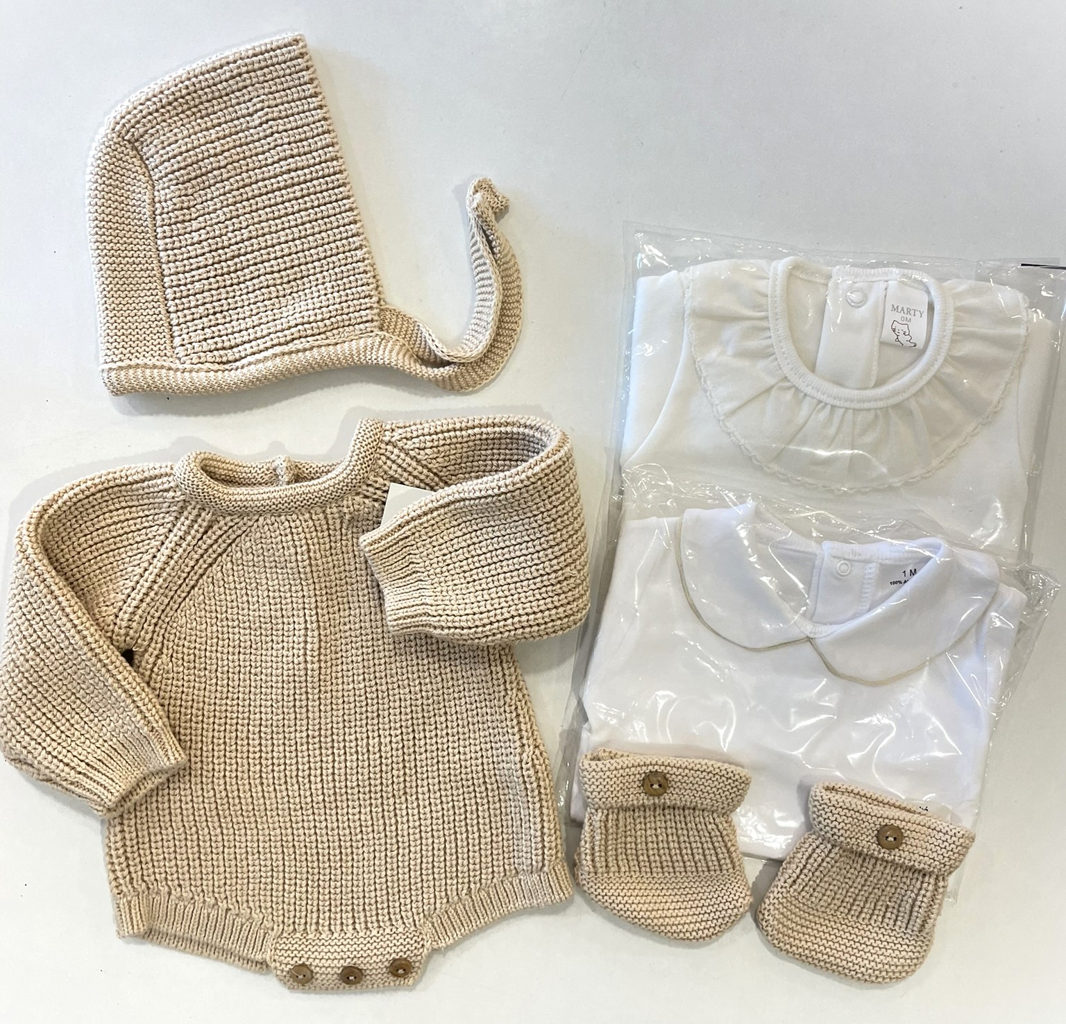 Conjunto caxemira - Bege