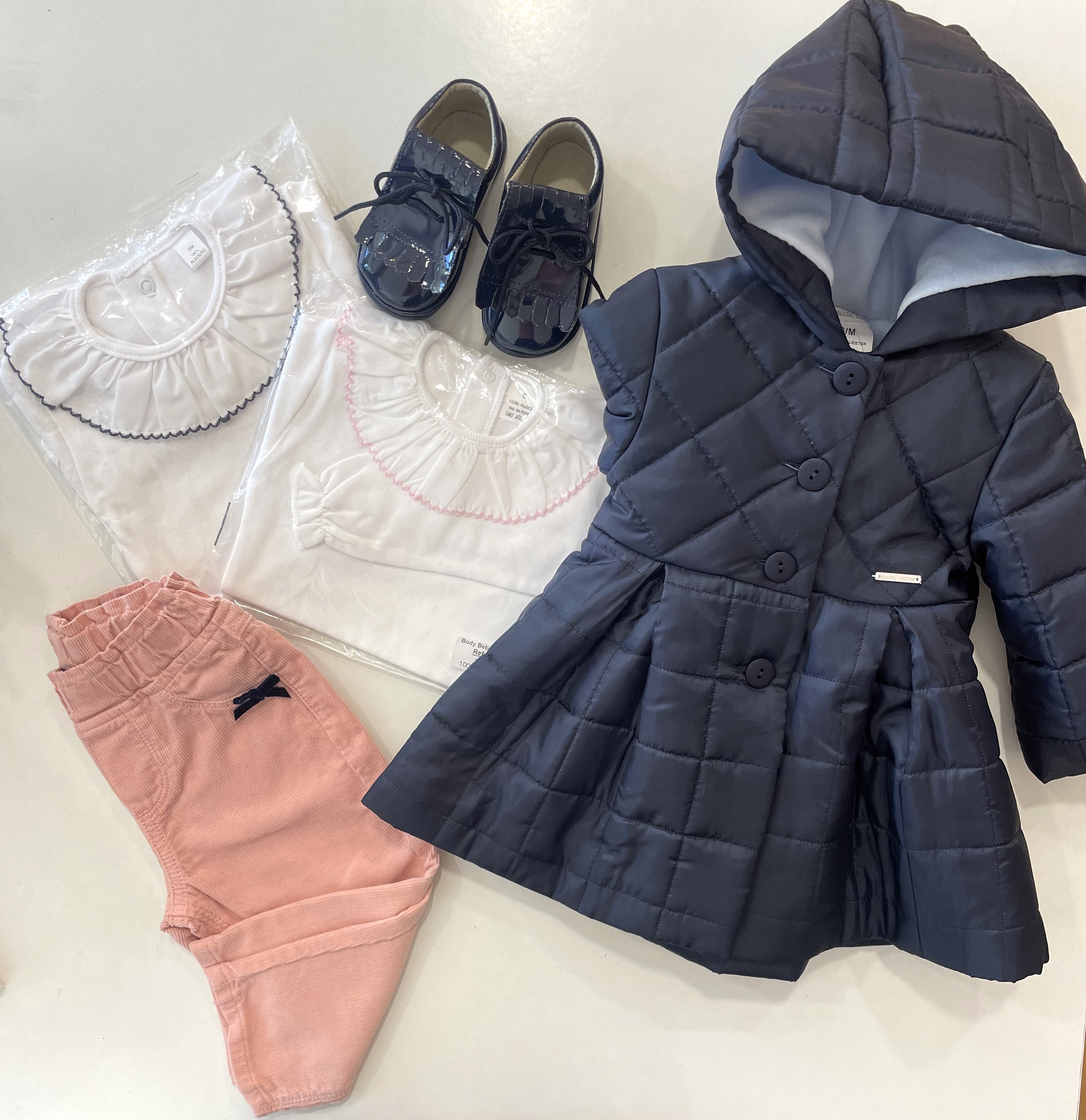 Calça de bombazine rosa