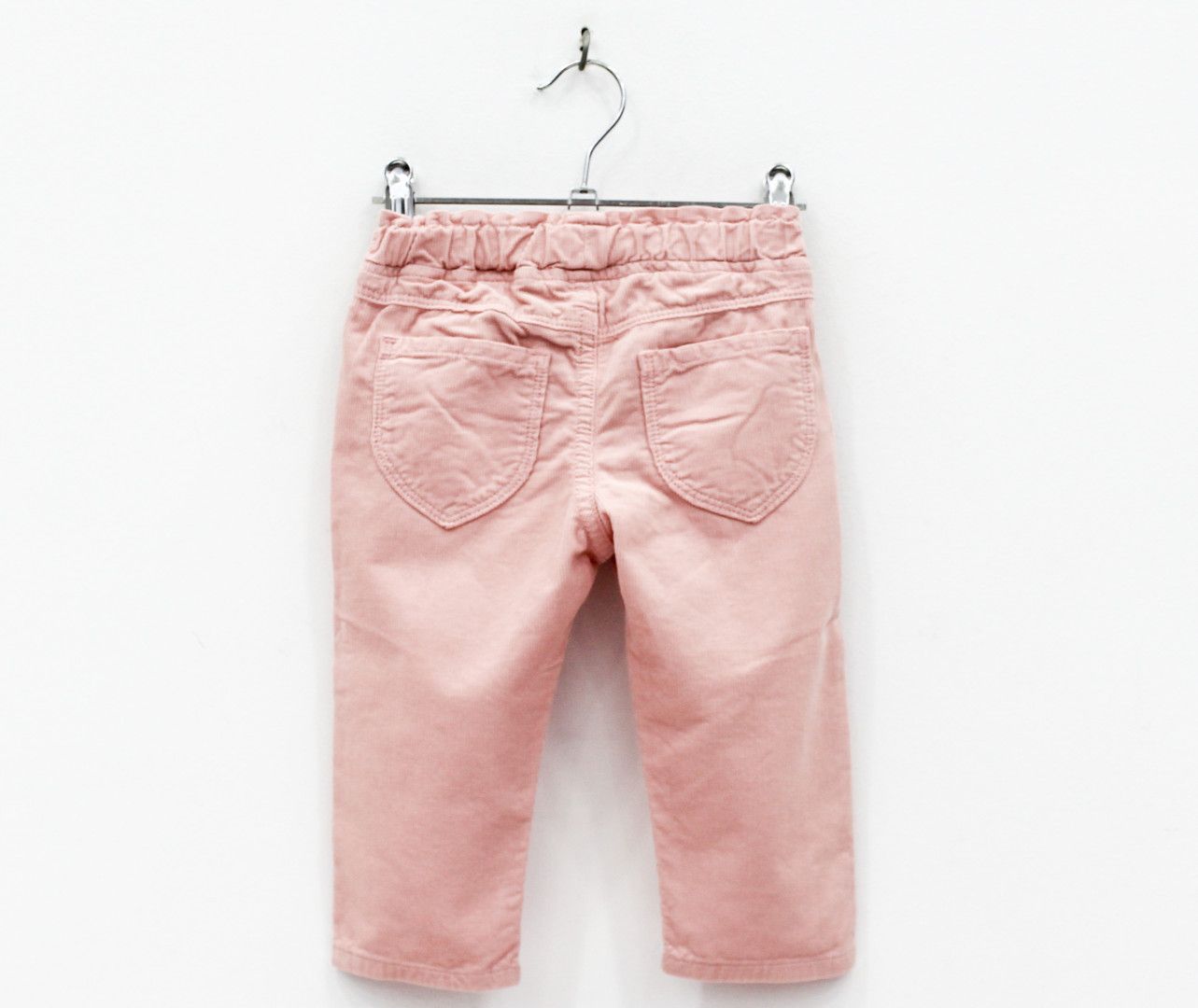 Calça de bombazine rosa
