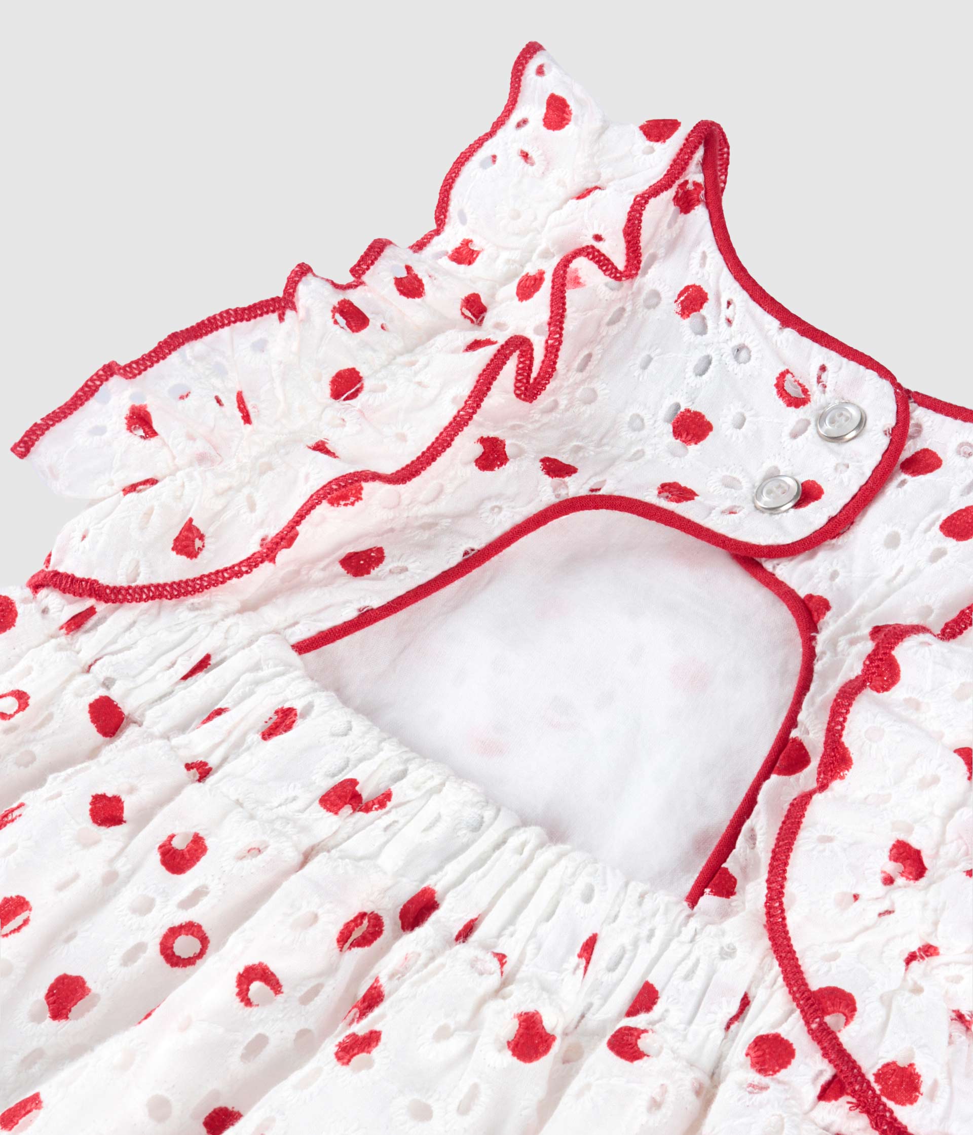 Vestido bordado inglês