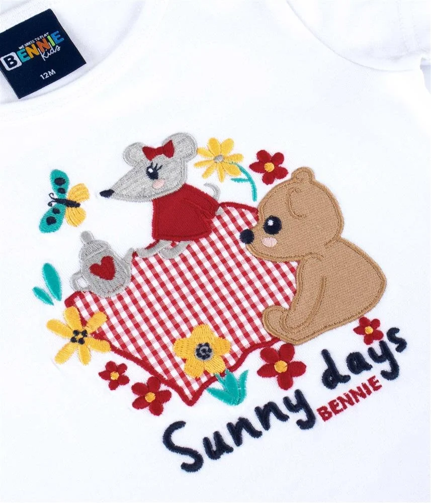 Conjunto urso - vermelho