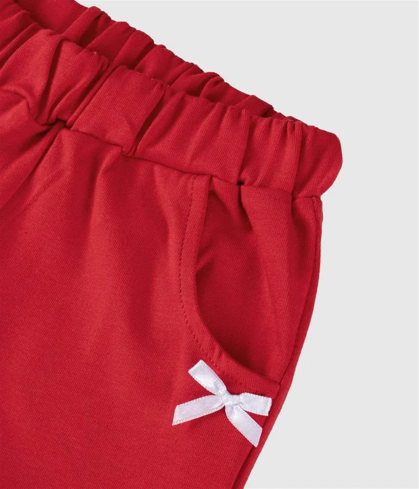 Conjunto urso - vermelho