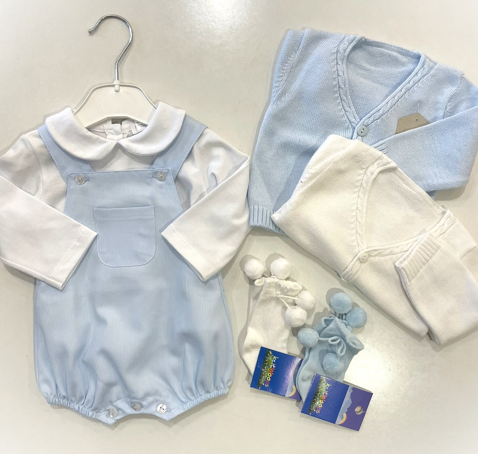 Fofo azul com camisola