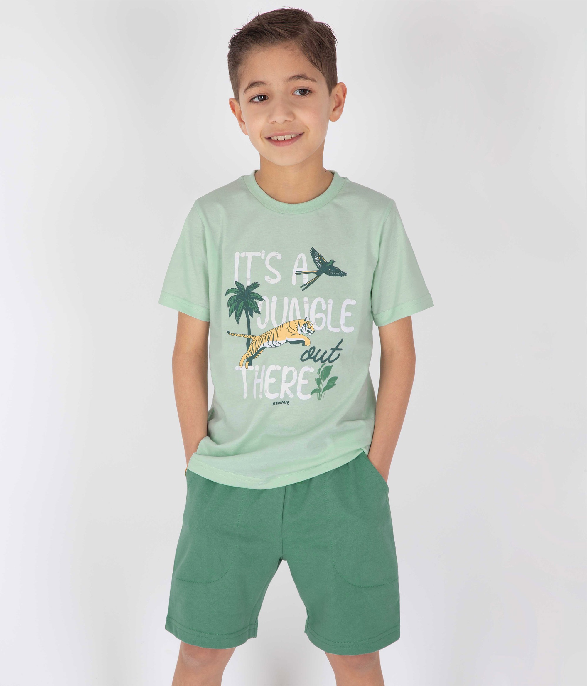 T-shirt "Tigre" - Verde