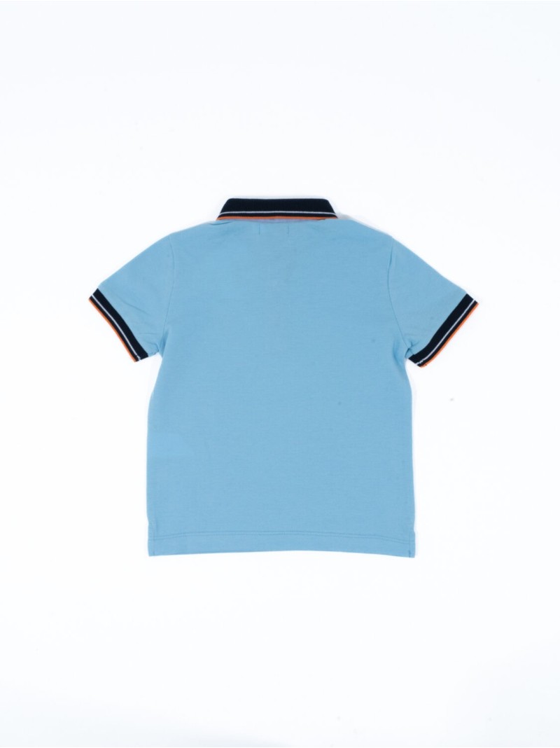 Polo piquê - Azul-bebé
