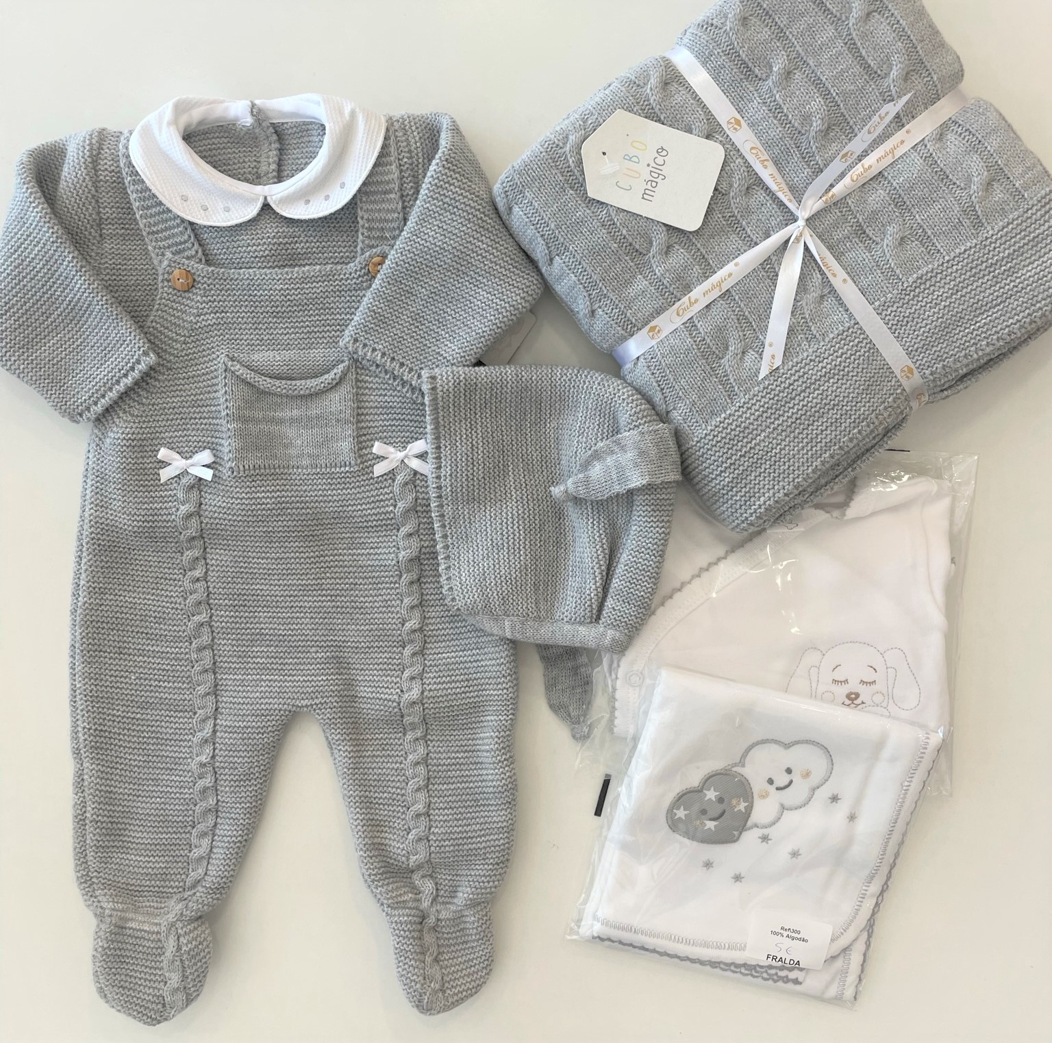 Jardineira de malha - inverno